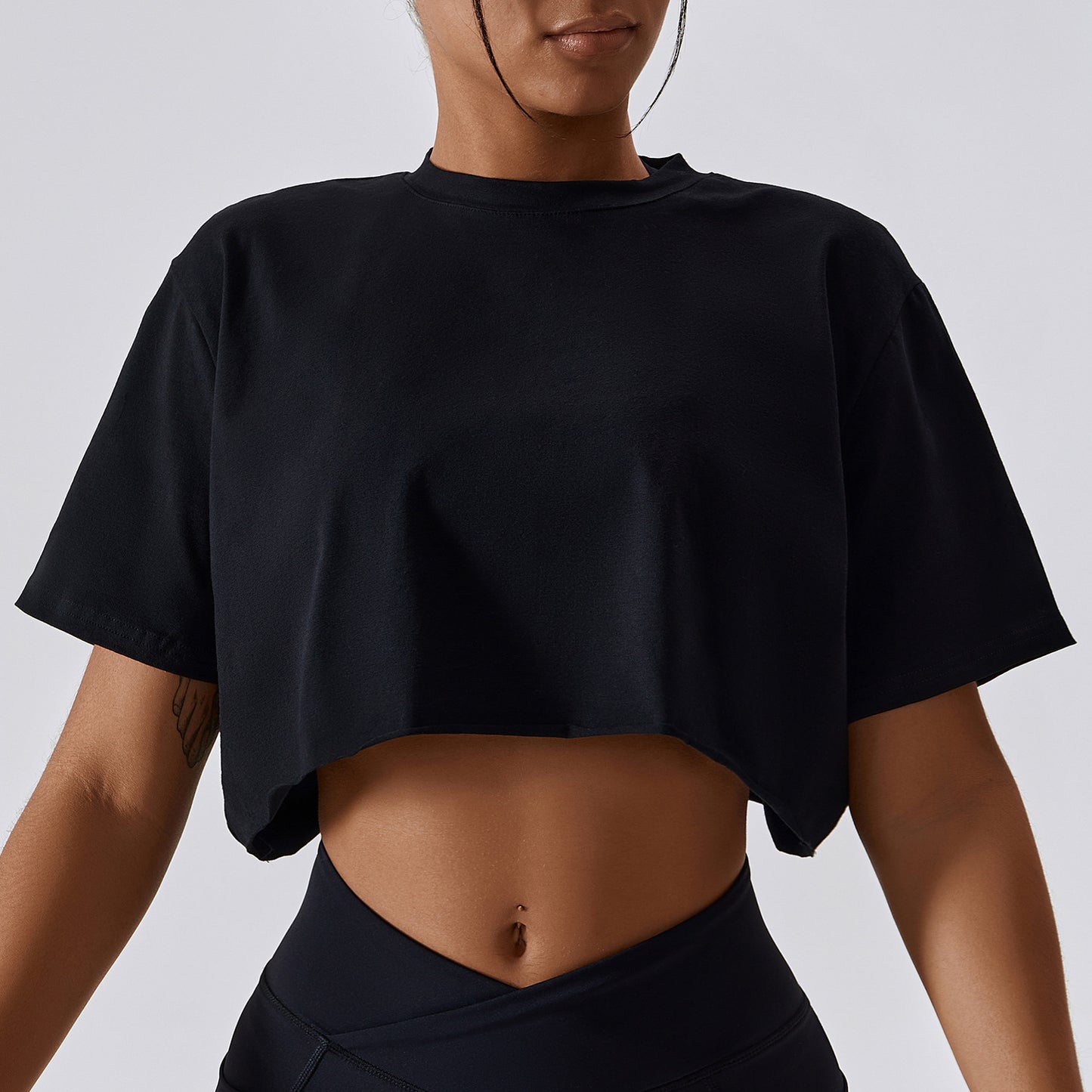 Outdoor Dance Running Sports Short Sleeve Yoga Clothes Women Casual Fitness Top Loose Sports T-Shirt Women