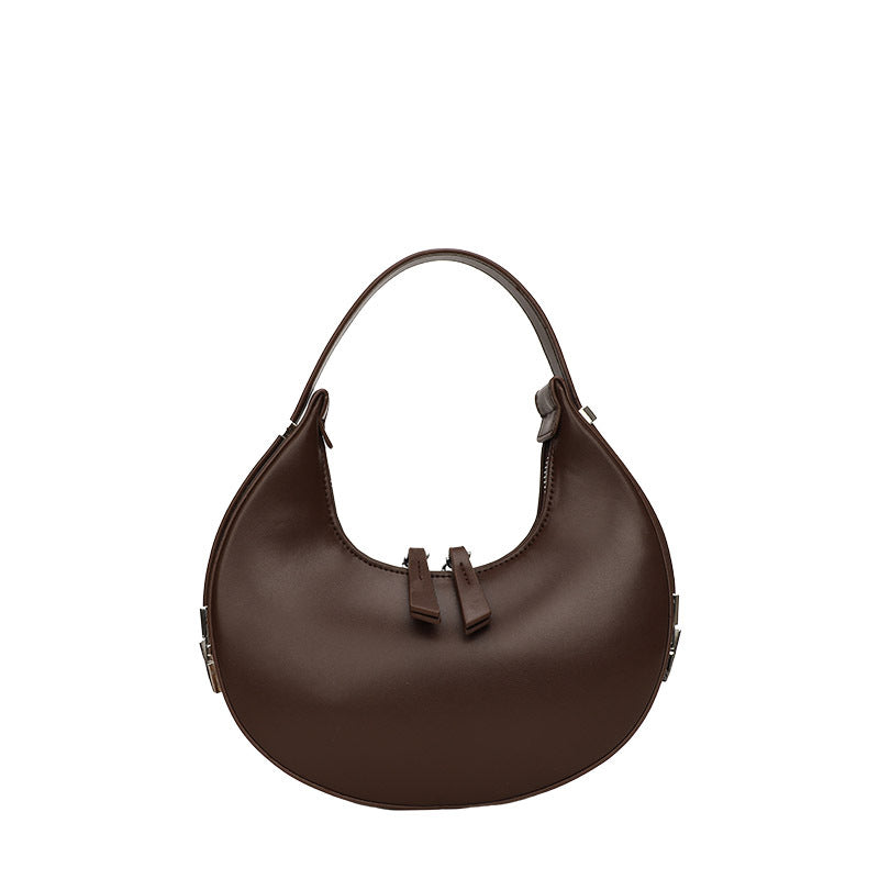 Fashion Shoulder Bag Female Simple Trend Temperament Armpit Bag All Match Texture Dumpling Bag