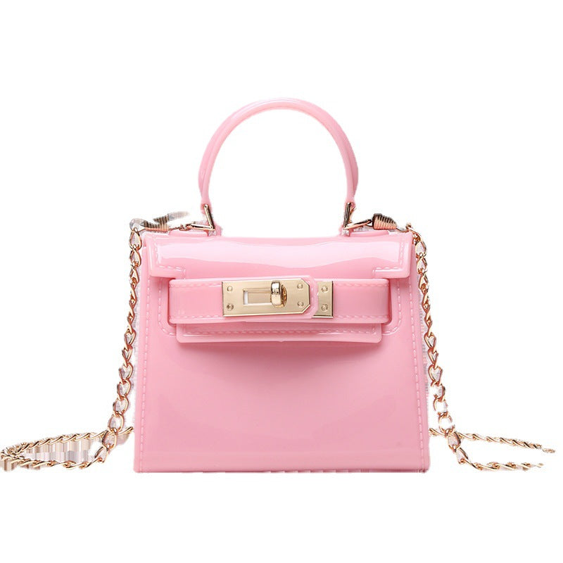 Summer New Kylie Bag Jelly Bag Women's Bag Fashion Mouth Red Envelope Single Shoulder Crossbody Small Bag