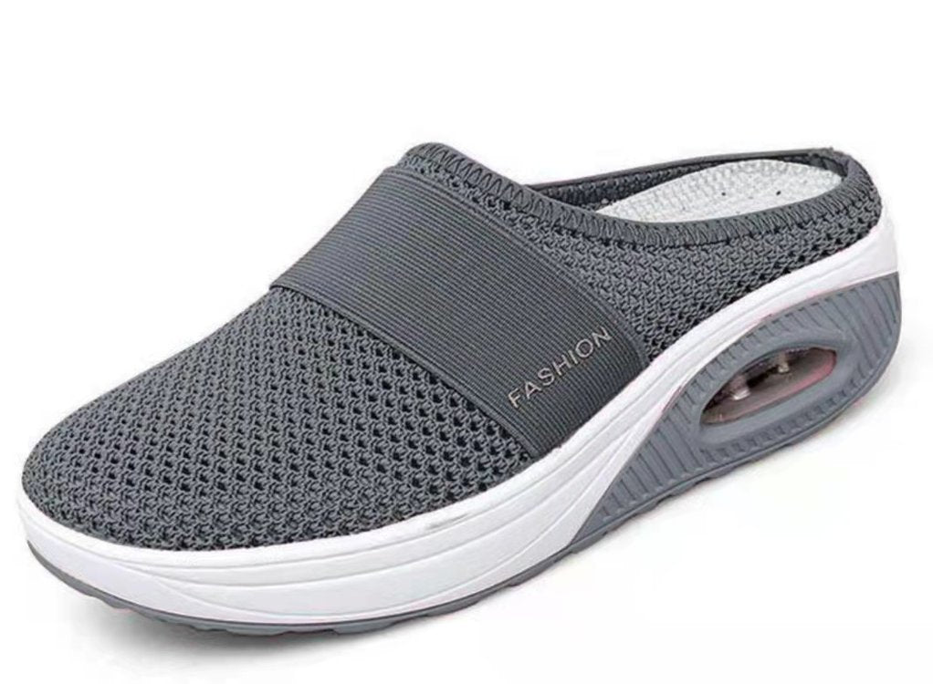Summer New Trade Large Size Lazy Man A Slip-On Slippers Female Wedged Slippers