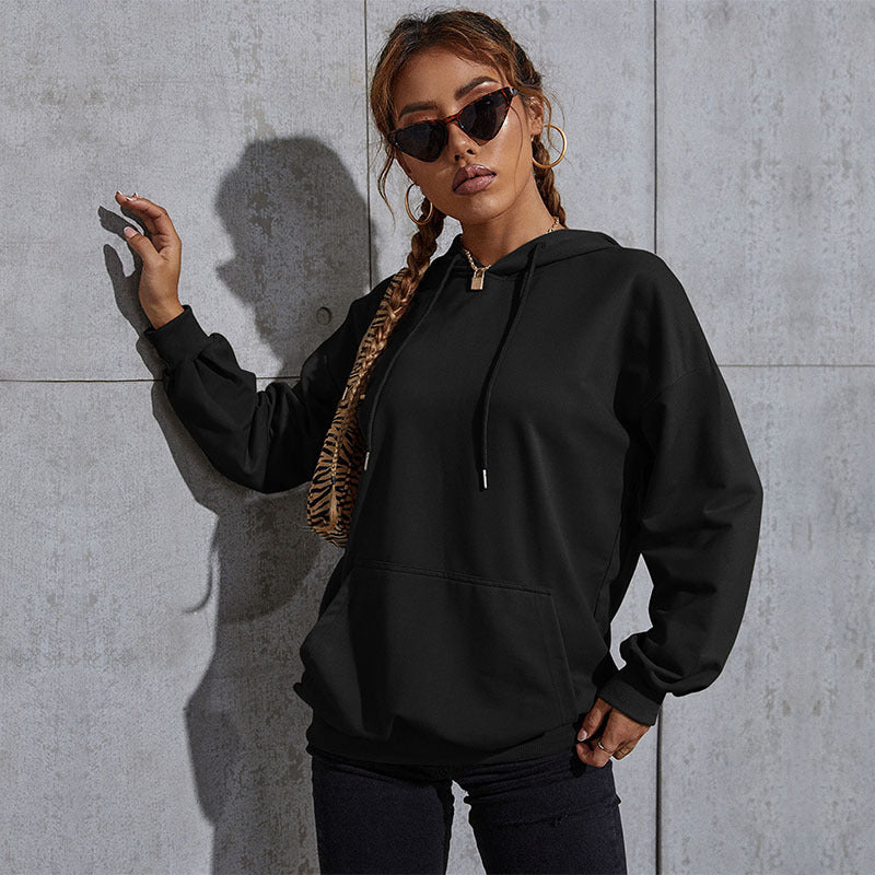 New Autumn And Winter Leisure Sports Fashion Hoodie Southeast Asia Women's Letter Printed Hoodie