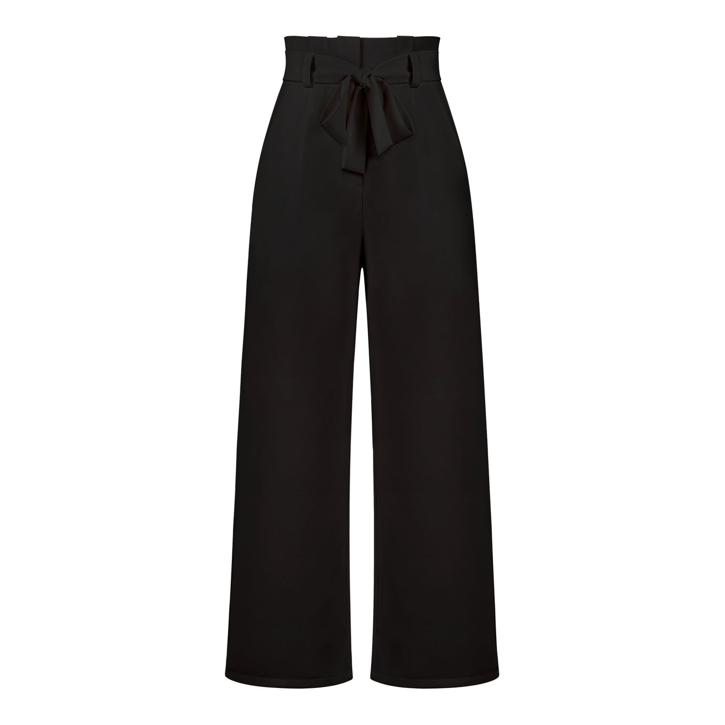 Fashion New Workplace Women's Pants Casual Wide Leg Pants With Belt Temperament Commuter Pants Summer
