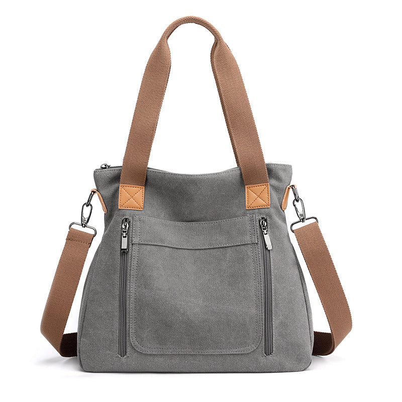 Crossbody Bag Women New All-In-One Portable Large Capacity Women's Bag Canvas Bag Women's Casual Shoulder Bag Women's Bag