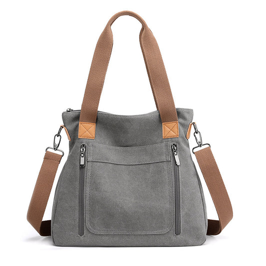 Crossbody Bag Women New All-In-One Portable Large Capacity Women's Bag Canvas Bag Women's Casual Shoulder Bag Women's Bag