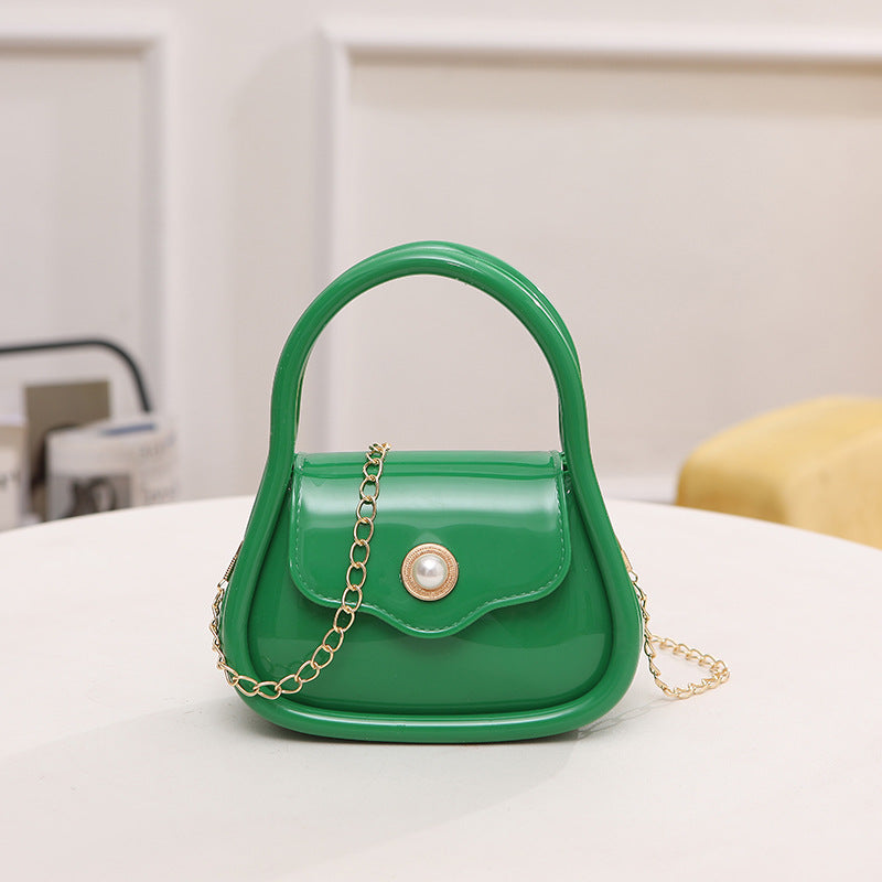 Niche Design Jelly Bag New Chain Bag that Doubles as a Single Shoulder and Crossbody Bag