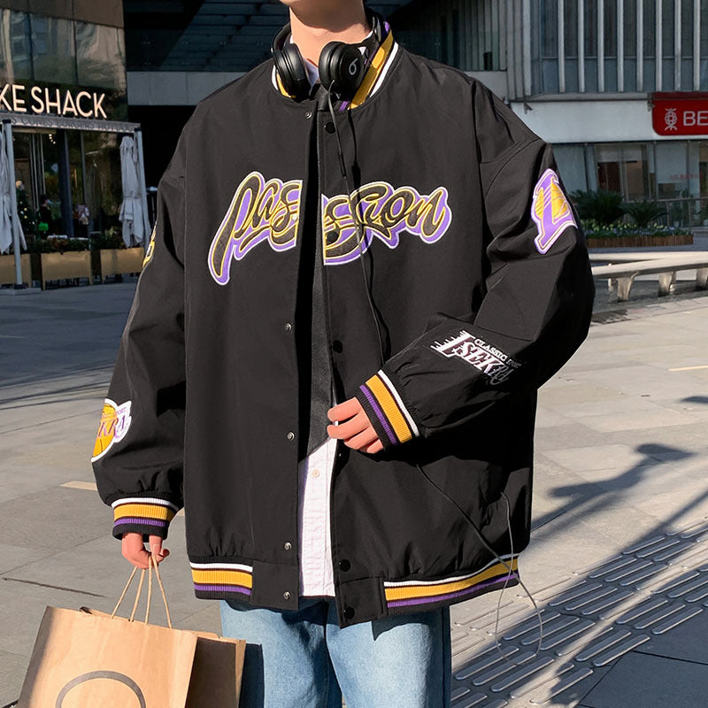 Spring Jacket Men's Loose Harbour Style Casual Student Fashion Men's Top Men's Coat Men's