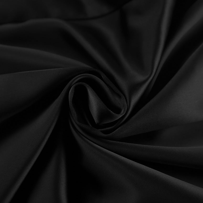Spring Leisure Commute With Design Sense V-Neck Black Suit Fashion Women's Wear