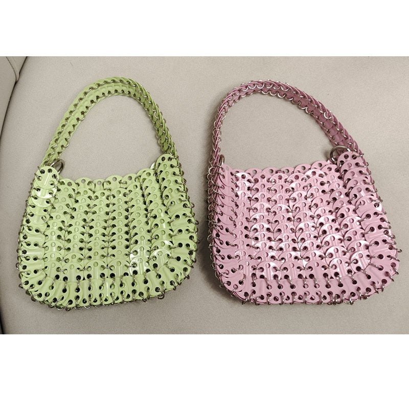 Women's Bag New  The Same Mobile Phone Bag Chain Shiny Piece Bead Bag Single Shoulder Crossbody Bag Small Bag