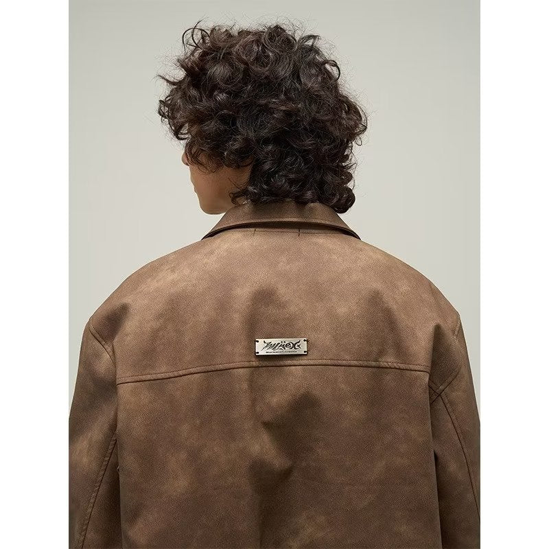 Ruffie Handsome Jacket Male Trend Everything Fried Street Casual Coat Spring And Autumn New Men's Handsome Coat