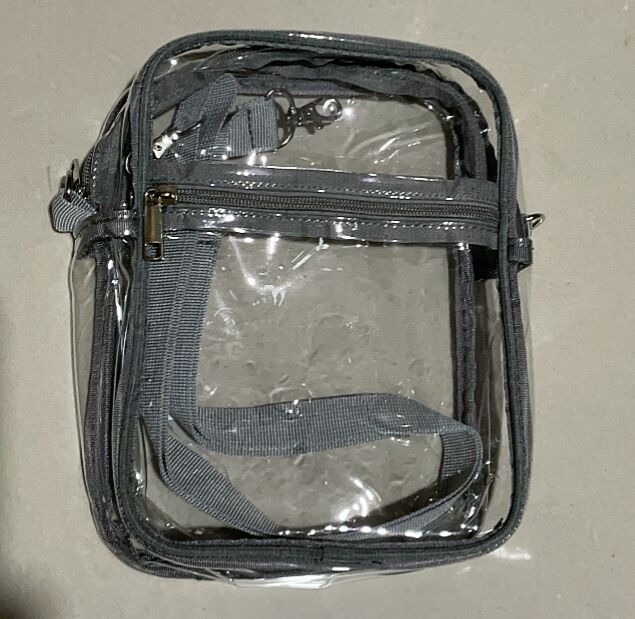 Pvc Single Shoulder Transparent Crossbody Bag Female Jelly Bag All Simple Waterproof Small Square Bag