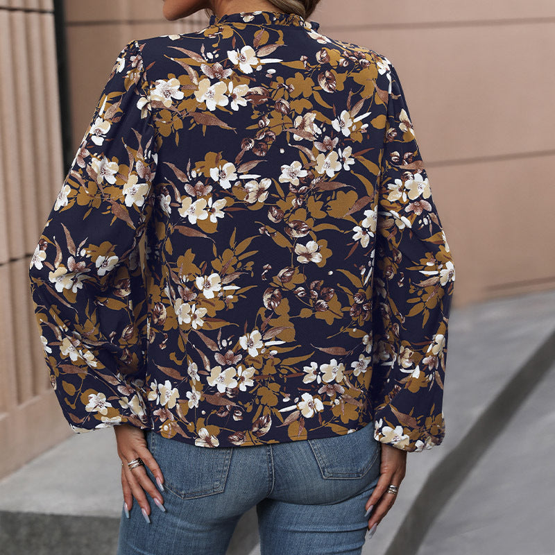 Autumn New Women's Long-Sleeved Vintage Shirt