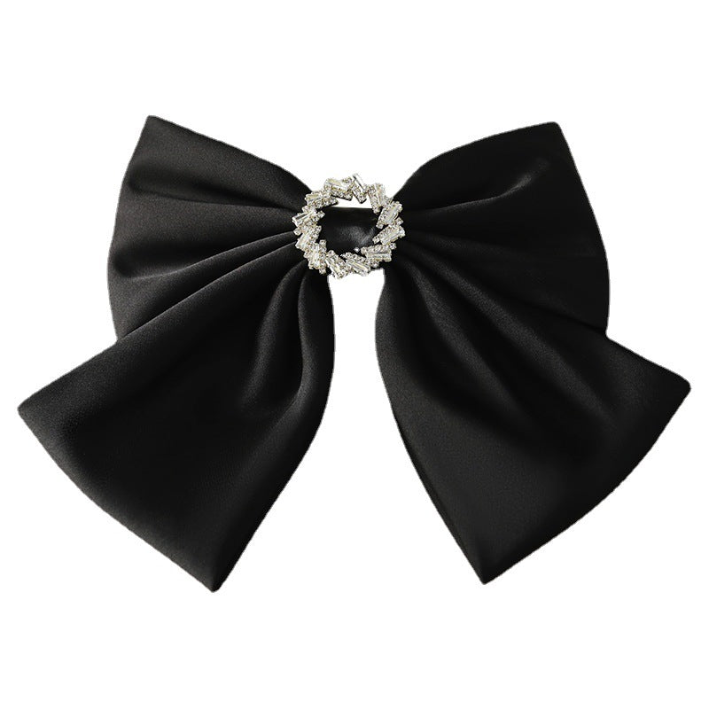 Black Bow Hair Accessories Spring Clip Top Clip Accessories