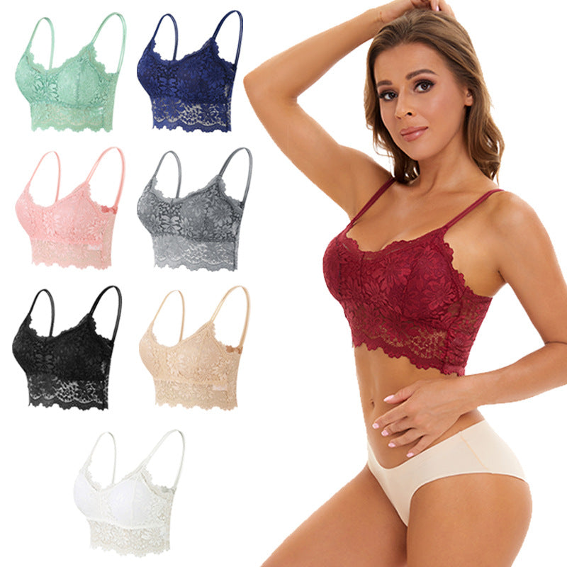 Plus-Size Slip-Proof Lace Topless Top For Women
