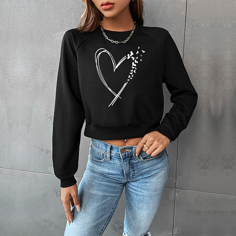 New Fashion Women Short Autumn Hoodie Women
