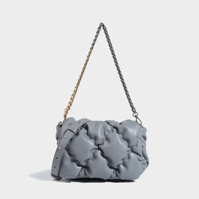 Niche Design Pineapple Bag Ladies New Spring And Summer Large Capacity Ringer Chain Single Shoulder Oblique Span Bag