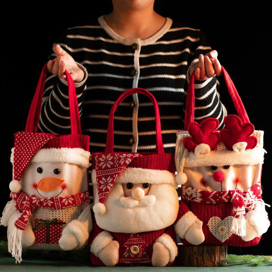 Christmas Decoration Festive Tote Christmas Eve Apple Bag Santa Gadget Stall Start-up Gift Bag