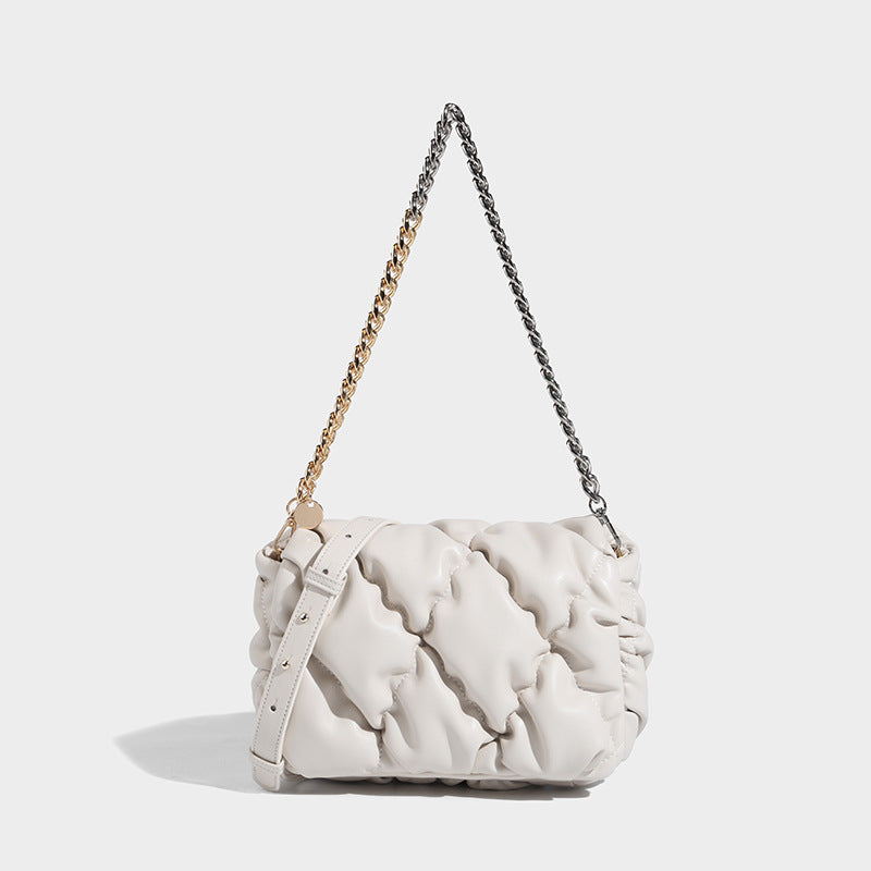 Niche Design Pineapple Bag Ladies New Spring And Summer Large Capacity Ringer Chain Single Shoulder Oblique Span Bag