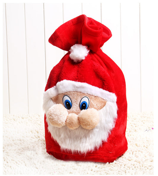 Christmas Decoration Supplies Old Backpack Gift Bag High-grade Canary Gift Bag Large Candy Bag 37*55cm